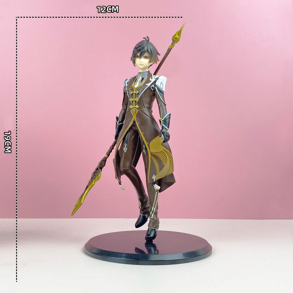 Genshin Impact Anime Figures Paimon Barbatos Yae Miko Xiao Sexy Beauty Girl Action Figures Collectible Model Toys Doll Decor