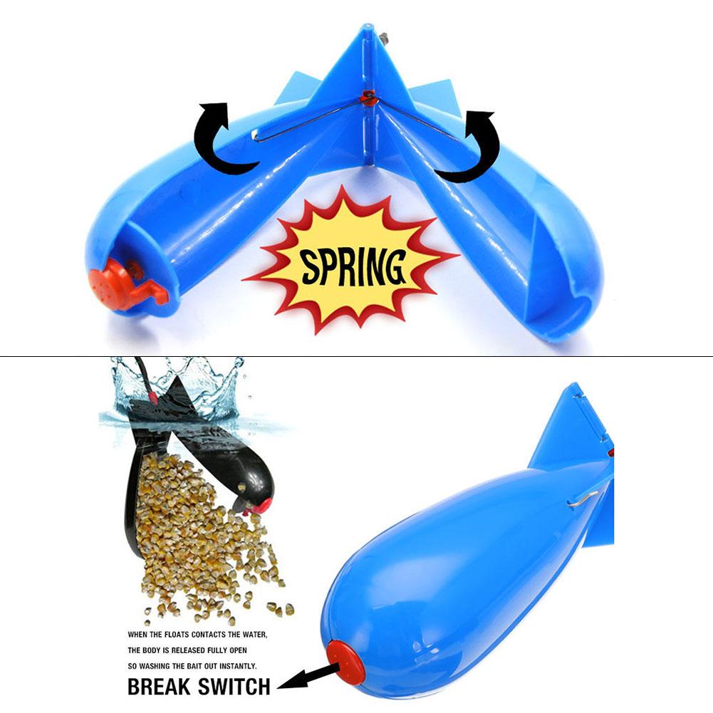 Rocket Feeder Multicolor High-capacity Float Bait Holder Fishing Gear Accessories Suitabe For Any Bait