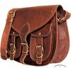 New Branded Women's Brown Shoulder Bag Goat Leather Messenger Hobo Handbag
