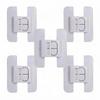 Universal Fridge Door Lock No Drill Self Adhesive 1/5 PCS Child Baby Safety for Drawers Cabinets Home Kitchen Proofing
