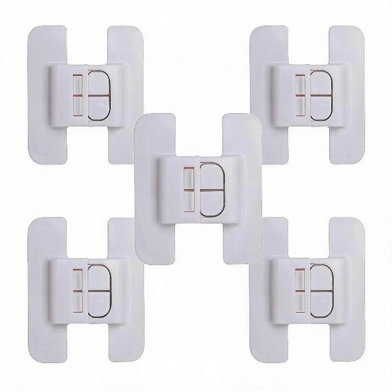 Universal Fridge Door Lock No Drill Self Adhesive 1/5 PCS Child Baby Safety for Drawers Cabinets Home Kitchen Proofing
