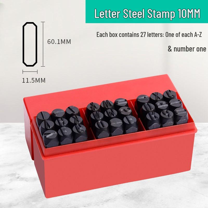 High Hardness Alloy Steel Hand-Stamping Jewelry Punch Tool for English Letters and Numbers