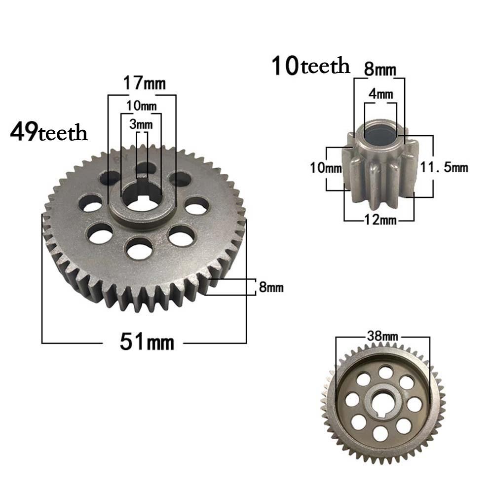 1 Set Replacement Gears For Electrical Chainsaws For 8-12inch Grass Trimmers Machine Parts Easy To Install