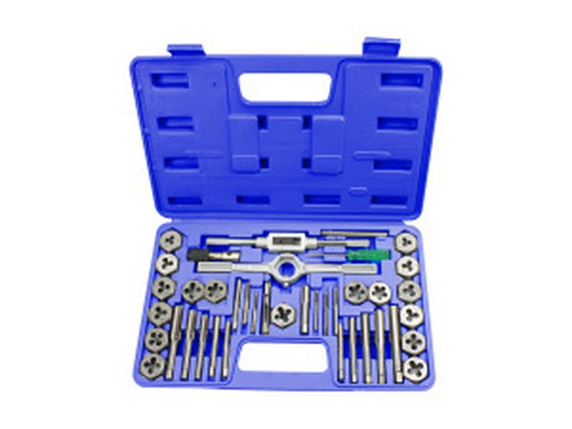 Zinklegierung Gewindebohrer- und Schneideisen-Schlüssel Kombinationsset