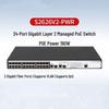 H3C S2626V2-PWR 24-Port Managed Fast Ethernet PoE Switch (CN version)