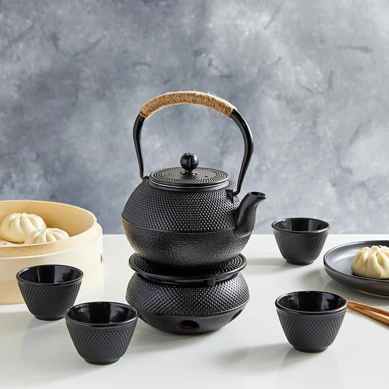 Japanese Cast Iron Tea Teapot Boiling Water Teapot Kettle for Oolong Kung Fu Puer Tea Outdoor Kettle with Filter Kitchen Teaware