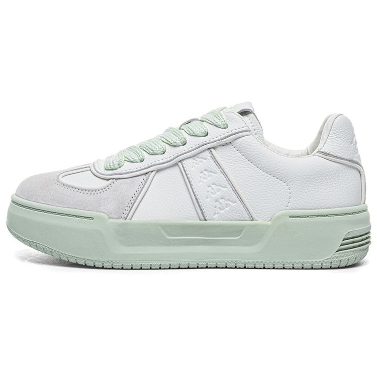 Kappa Back To Back Fashion Fresh Trendy Color Block Height Increasing Four Centimeters Non-Slip Wear-Resistant Low-Top Skate Shoes K0E25CC64J-012A