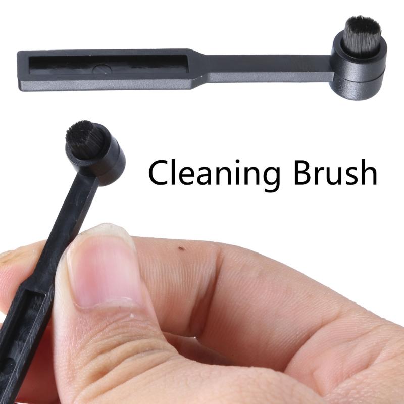 Stylus Brush Precise Turntable Needle Cleaner Brush for Audiophiles Record Player Stylus Cleaning Brush