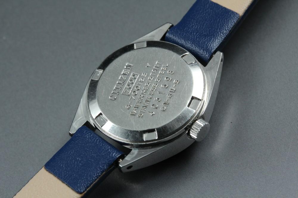 Usato CITIZEN 4-700163 Cal.7000 Giorno/Data Quadrante Blu Automatico 24mm Orologio da Donna