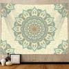 VIKAMA Bohemian Mandala Tapestry Artistic Wall Hanging Aesthetic for Girls Bedrooms Dormitory Living Room Office Wall Hanging