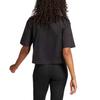 adidas Essentials Loose Fit Crew Neck Comfortable Short Sleeve Drop Shoulder T-Shirt Women T-Shirts Black JG8736