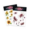 Waterproof Colorful Flower Tattoo Stickers - Disposable Tattoos