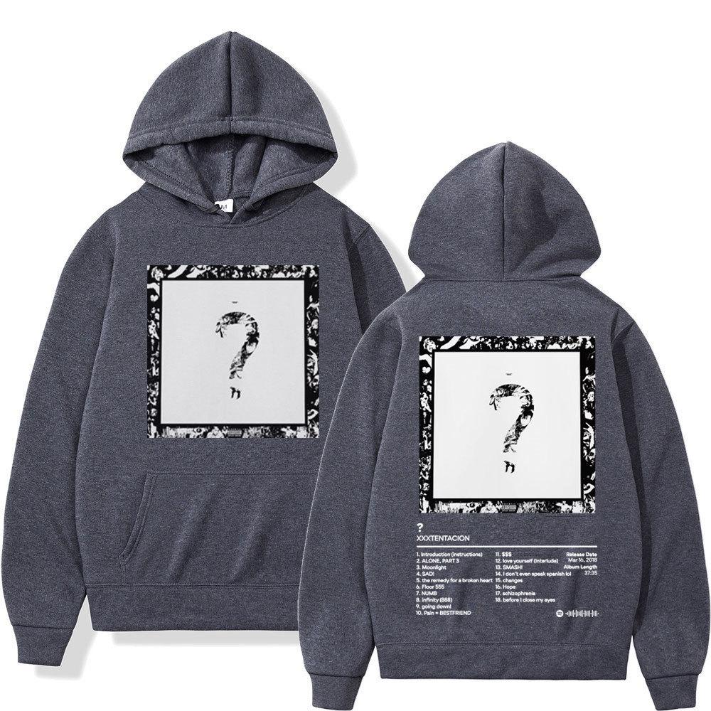 Rapper Xxx Music Album Printed Hoodies Men Women Fashion