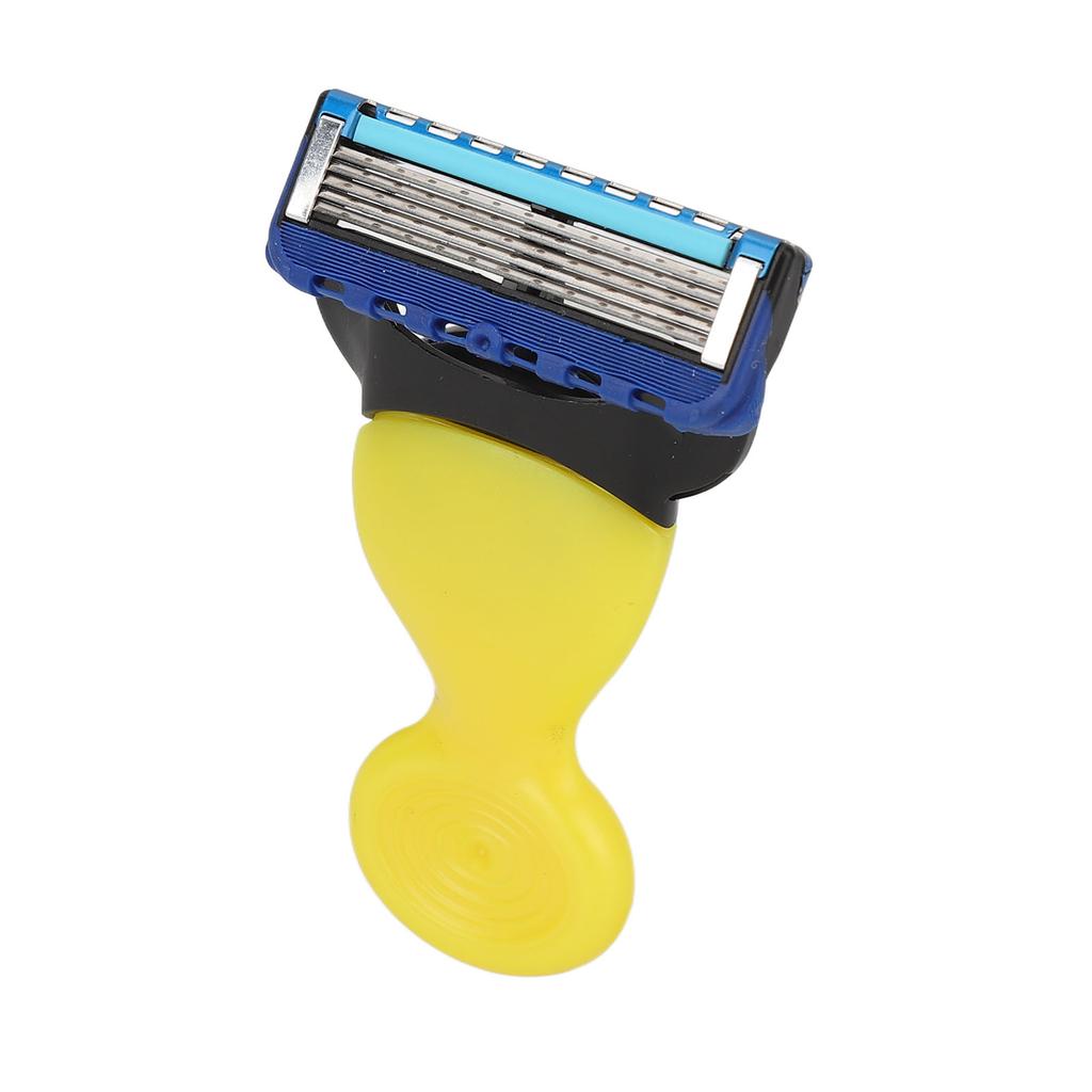 Manual Shaving Razor with Rotary Blade Head Removable Button Shaver Satefy Washable Hair Remove