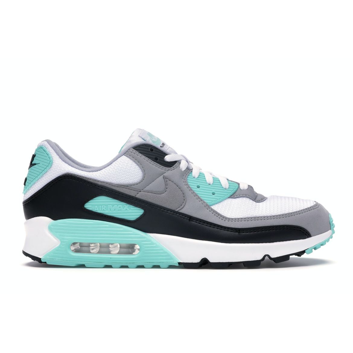 

Кроссовки унисекс Nike Air Max 90 Hyper Turquoise Teal White Particle-Grey CD0881-100