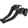 Compatible with Triumph Street Scrambler 2017-2022 Short Brake Lever Clutch Lever, CNC Aluminum Alloy Made (Black)