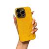 Electroplated leopard print mobile phone case is suitable for Apple 17PROMAX trend 16 lens film 14 fine hole 12 sticker 17