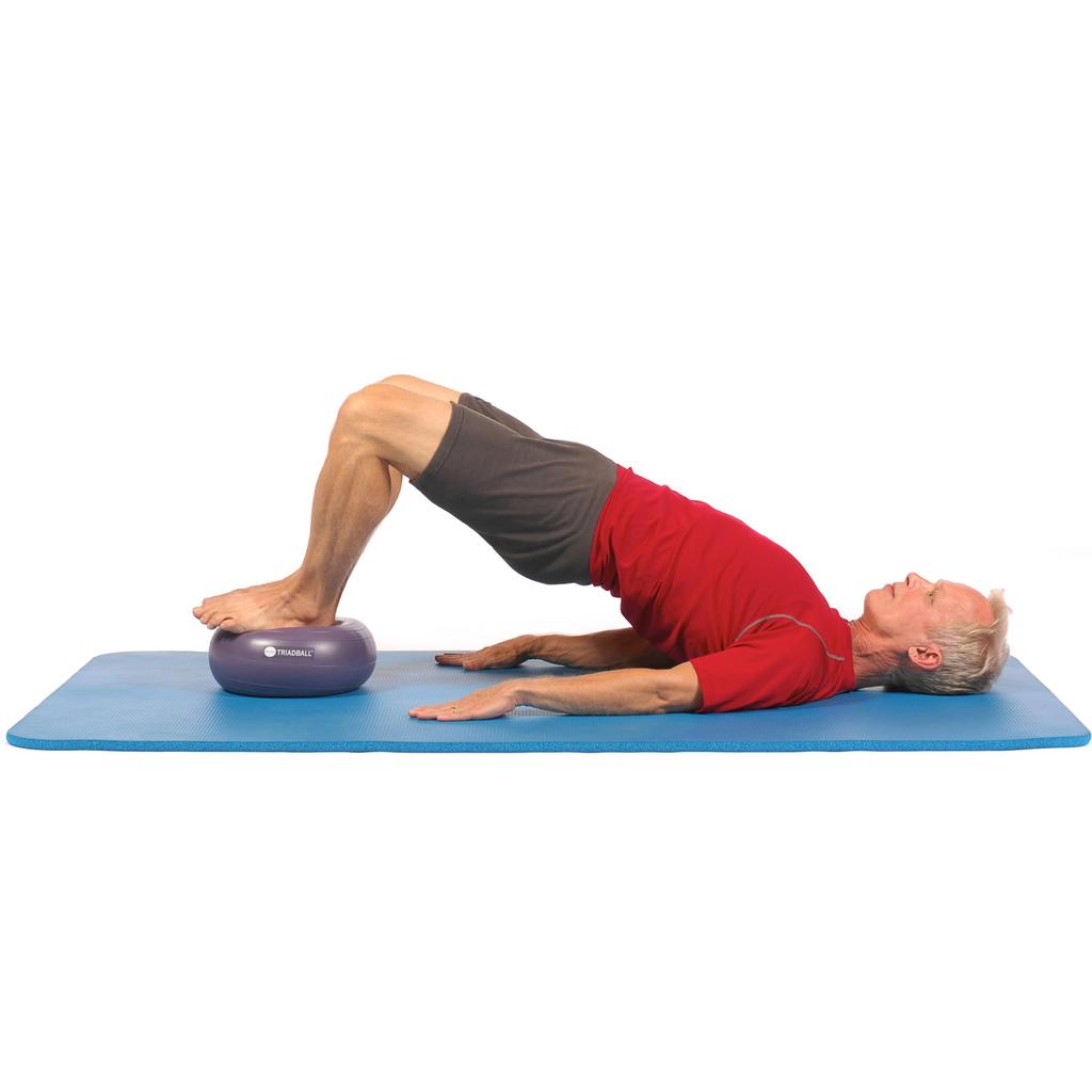 OPTP Triad Ball Diameter Pilates Adjustable Firmness Workout and Yoga Ball for Stability and Core Strength Exercises – 9.5-inch Ball, –