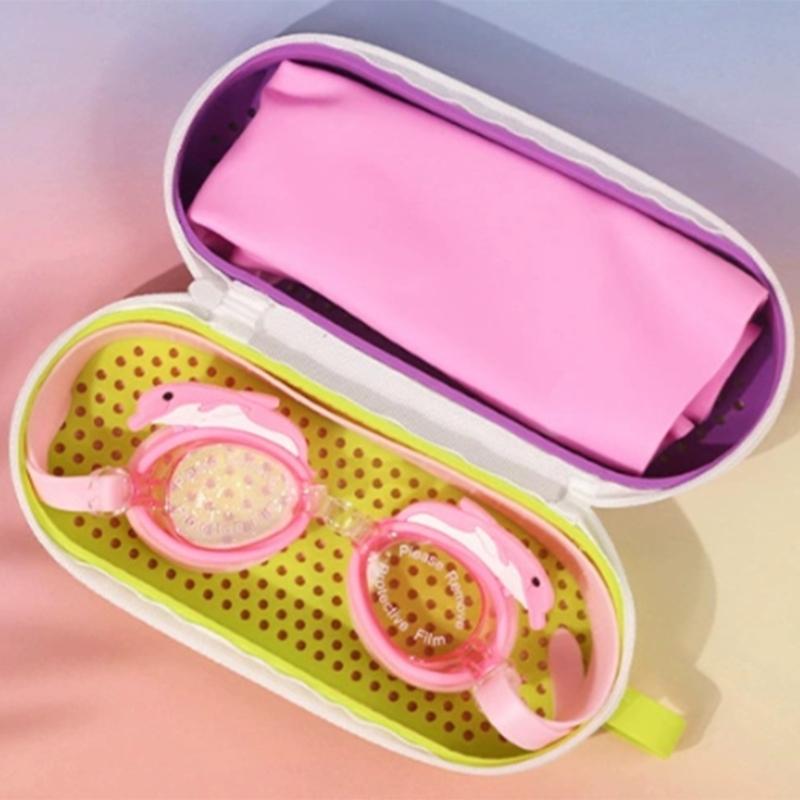 Swim Goggle Case Breathable Swimming Goggle Protective Case Silicone Swimming Goggles Storage Box for Goggle Eyeglass