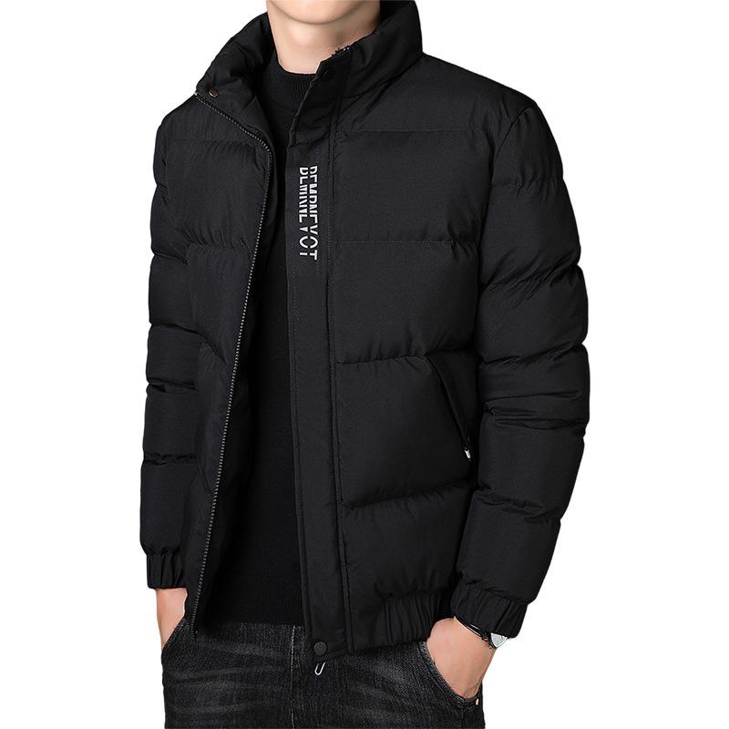 Padded-on men's jackets winter new trend fleece thickened autumn and winter cotton-padded jackets fleece cotton-padded jackets