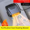 Car Heater Defroster Demister 12V 24V Fast Heating Air Purifier Auto Windshield Defroster Defogger Car Anti-Fog Heater