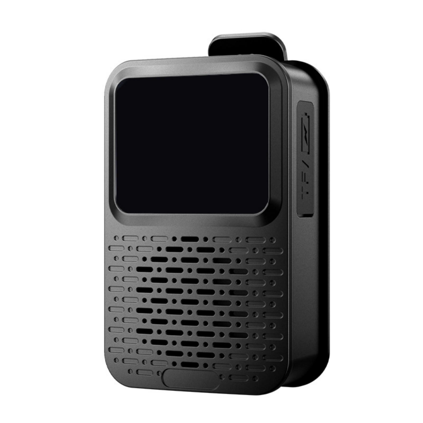 

Magnetic Clip Speaker Outdoor with LED Screen Wireless BT5.0 Connection TF Card Playing чорний