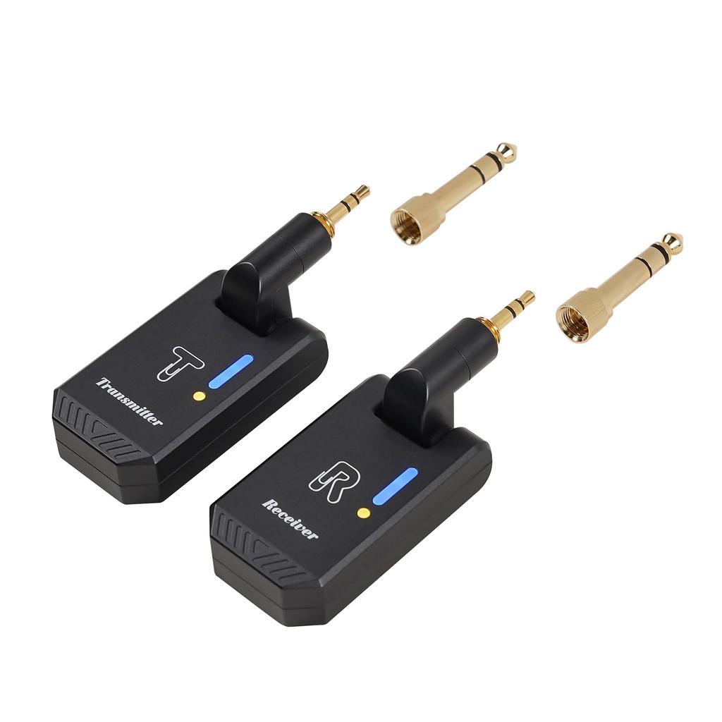 5.8GHz Wireless Sound Transmission System Rechargeable Guitar Bass Wireless Receivers 3 Milliseconds Low Latency with