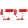 2Pcs Treadmill Emergency Stop Magnet Key 2 Prong Universal Auto Stop Running Machine Key 75x35MM