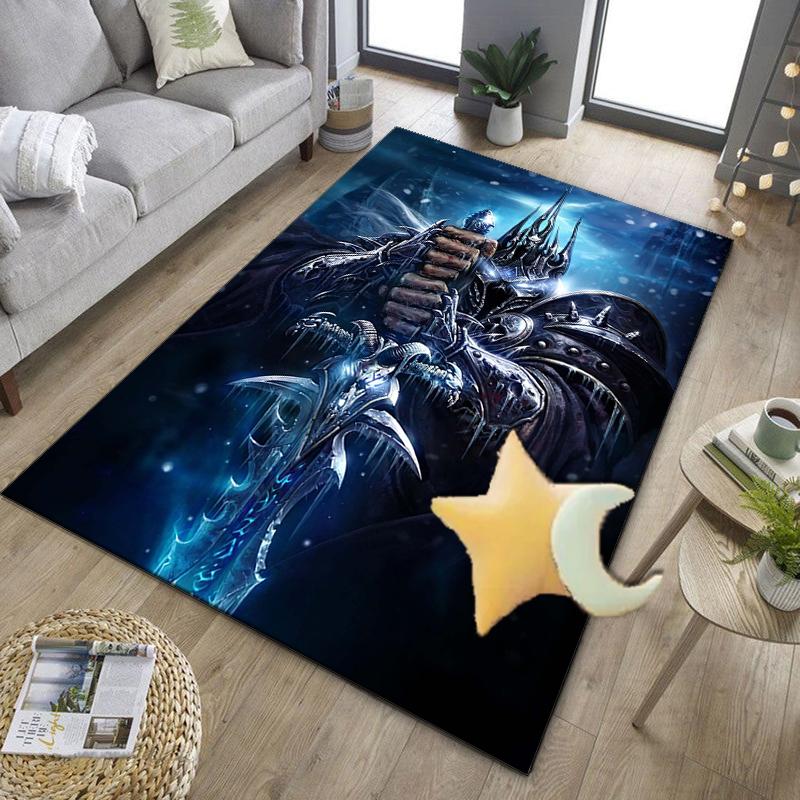 Warcraft Game Office Rug Chair Mat, Game Carpet, Suitable for Front Door, Bedroom, Living Room, Desk, Holiday Gift