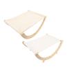 Wooden Cat Hammock Foldable Antislip Easy To Assemble Elevated Pet Hammock Bed Furniture for Indoor