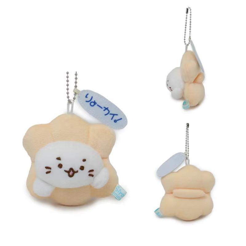 Adorable Cartoon Seal Keychain Soft Plush Toy With Versatile Hanging Accessories