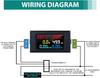 2 Pieces 80-300V 100A Digital Multimeter Voltmeter LCD Voltage Current Power Factor Tester