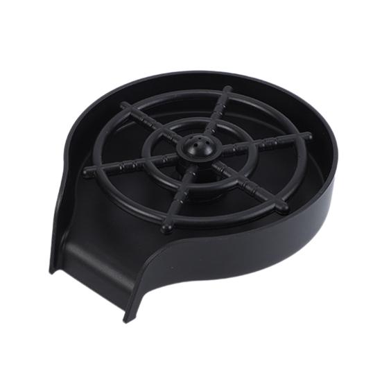 Küchenspüle, Glasspüler, Hochdruck, leistungsstarke Sprühdüsen, freihändige Bedienung, 360-Grad-drehbarer Tassenspüler, Spülbeckenaufsatz