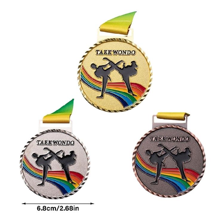 Metal Award Medals Amateur Sport Medals Winner Medals with Ribbon for Kids Children Teen Event, Classroom, School Sports