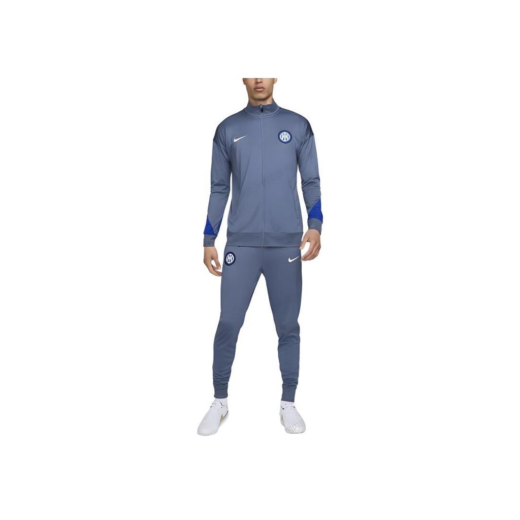 Nike Dri-Fit Outdoor Casual Sports Zip Collar Football Set Men Sets Diffusion-Blue FN9453-491
