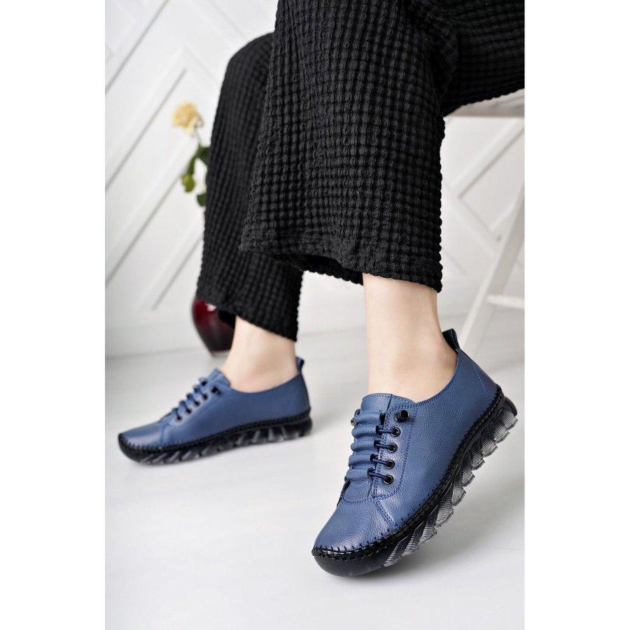 Women's Genuine Leather Gel Sole Casual Sports Shoes