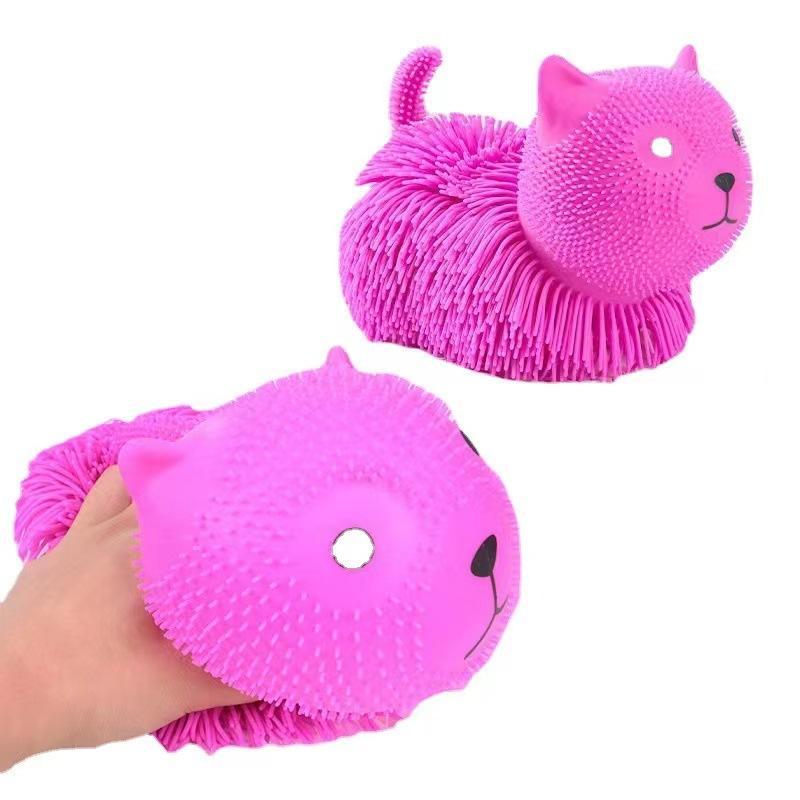 Funny Anxiety Aid Sensory Cute Dog Stress Relief Pvc Rabbit Decompression Children'S Prank Toy Large Size