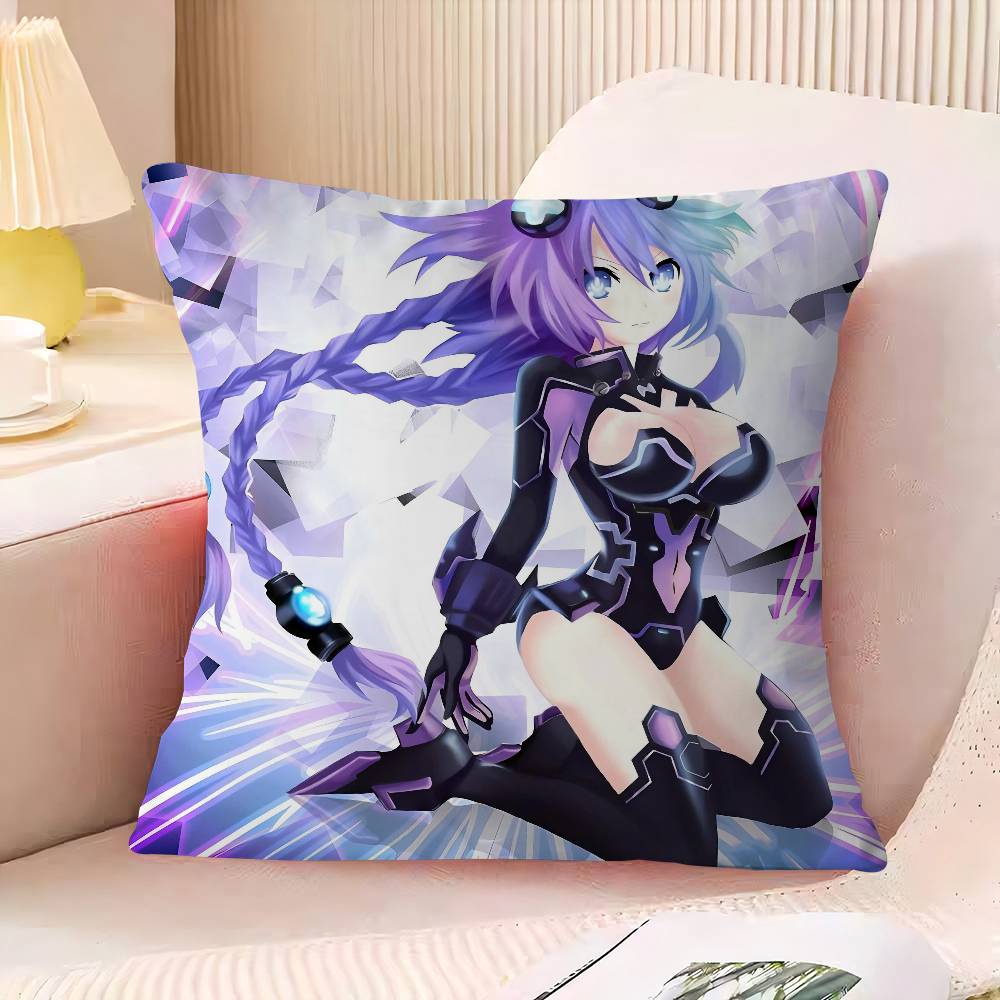 H-Hyperdimension N-Neptunia Büro Kissenbezug Autokissenbezug 45X45CM Lendenkissenbezug Sofakissenbezug
