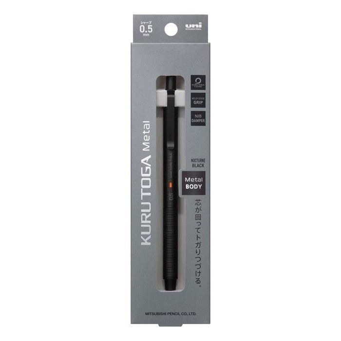 Mitsubishi Pencil Kurutoga Metal Sharp Pencil 0.5mm Nocturne Black M5KH1P.24