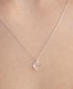 Tatiana (Silver 925) Volume Stone Heart Necklace Nz2532