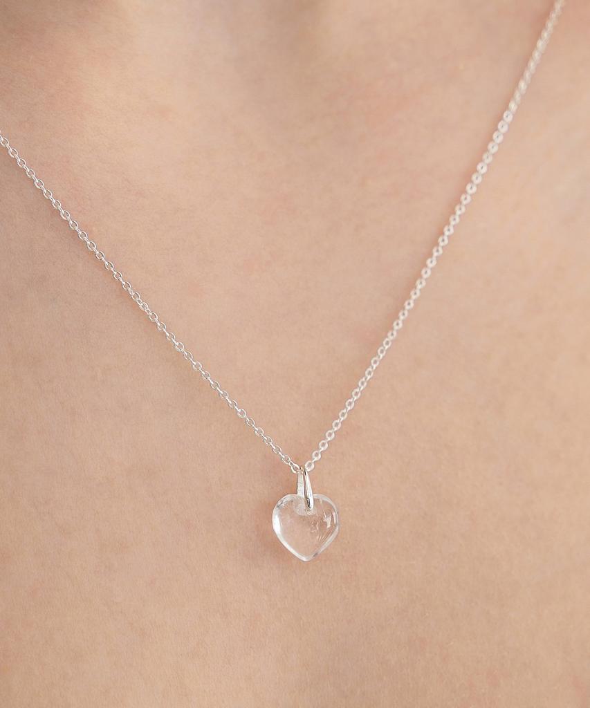 Tatiana (Silver 925) Volume Stone Heart Necklace Nz2532