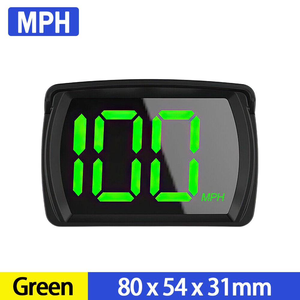

1-3PCS Wired Car HUD Head Up Display Dual Chips Satellite Velocimeter HD LCD Display KM/H MPH Head-up Display Speedometer