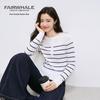 Mark Fairwhale Women's Color Block Stripe Knit Pullover