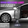 ABE4  1/2/4pcs Car Door LED HD Welcome Courtesy Shadow Projector Lamp Logo Light For Nissan Nismo Micra Qashqai Altima Sentra Maxima