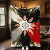 1PC Wicca WitchcraftOutdoor Flannel Blanket - Soft Plush Decor for Picnics, camping, Bedroom, Playroom, Office, or Lunch Break 1288A