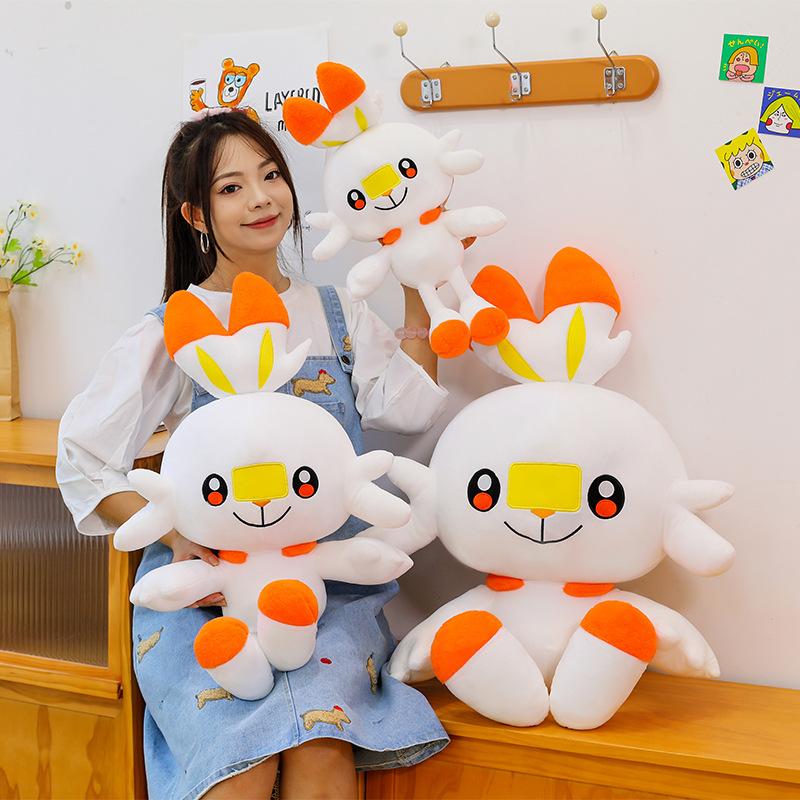 Pokémon Doll Flame Rabbit Plush Toy Elf Throw Pillow