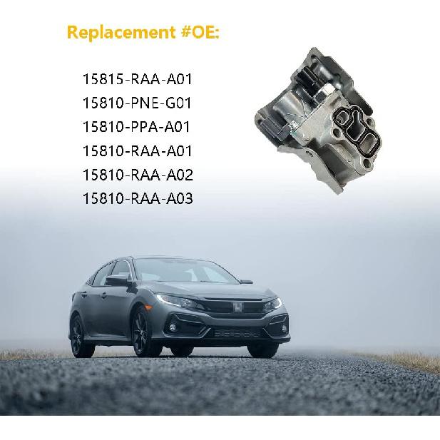 VTEC Solenoid Spool Valve w/Oil Pressure Switch & Gasket | Compatible with Honda Accord, CR-V, Element, Civic Si, Acura RSX, TSX, RDX | OE #