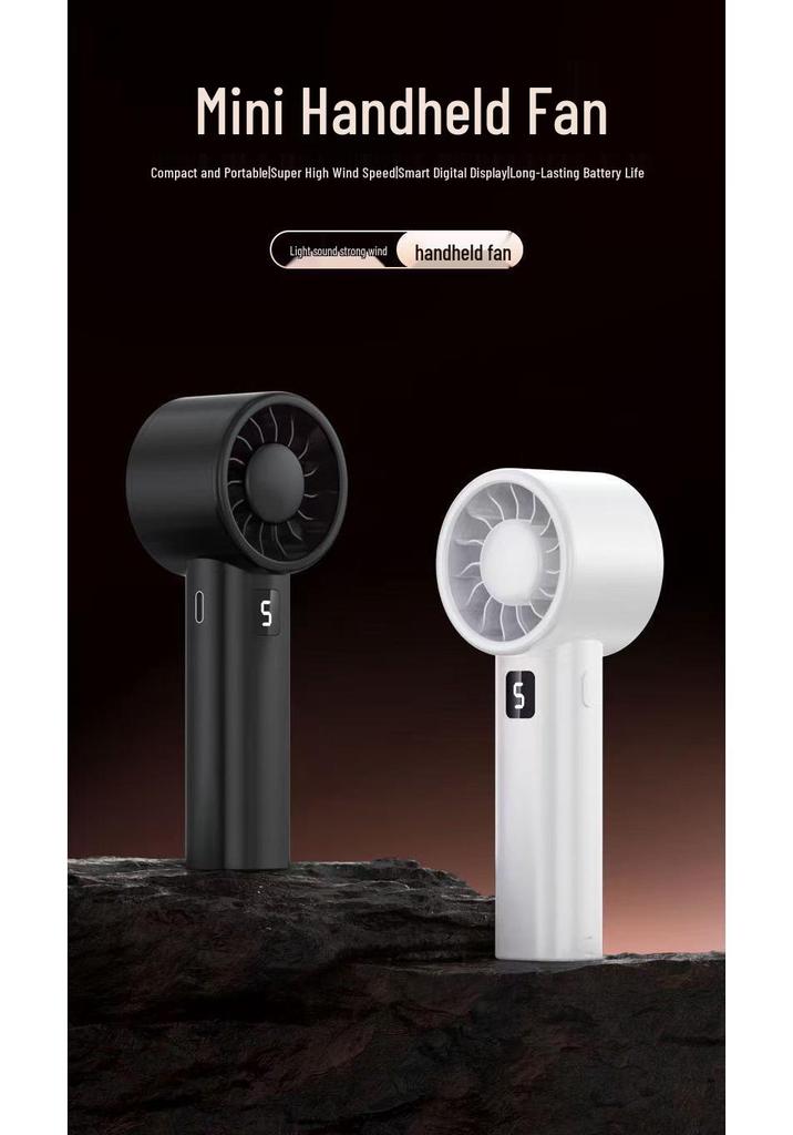 2026 High-Speed Rechargeable Neck-Hanging Mini Fan - Portable with Large Wind Power for Outdoor Use