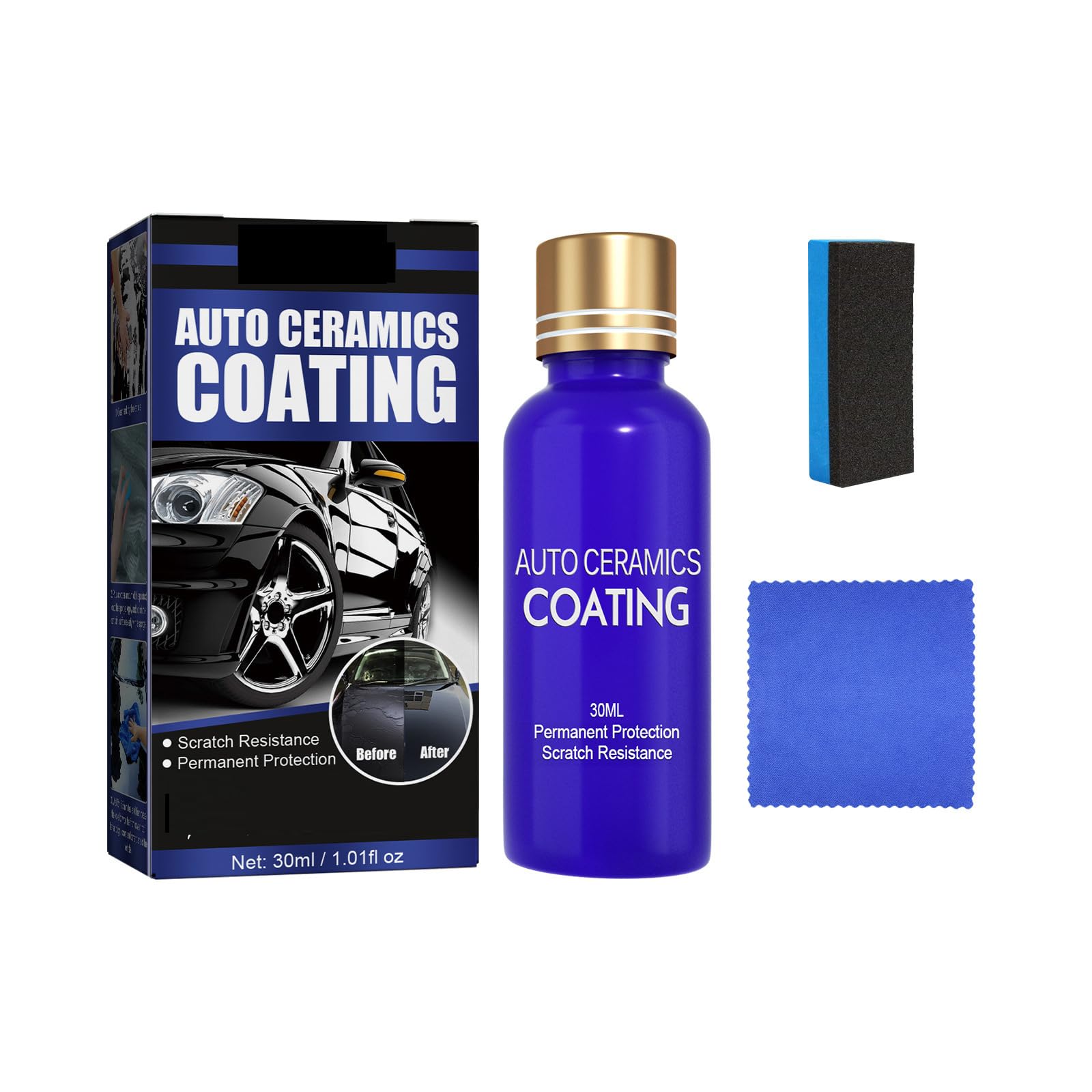 Нано Кристалл для Автомобилей, Нано Агент, Супер Гидрофобное Стекло, Отталкиватель, Грязь 0.3 L