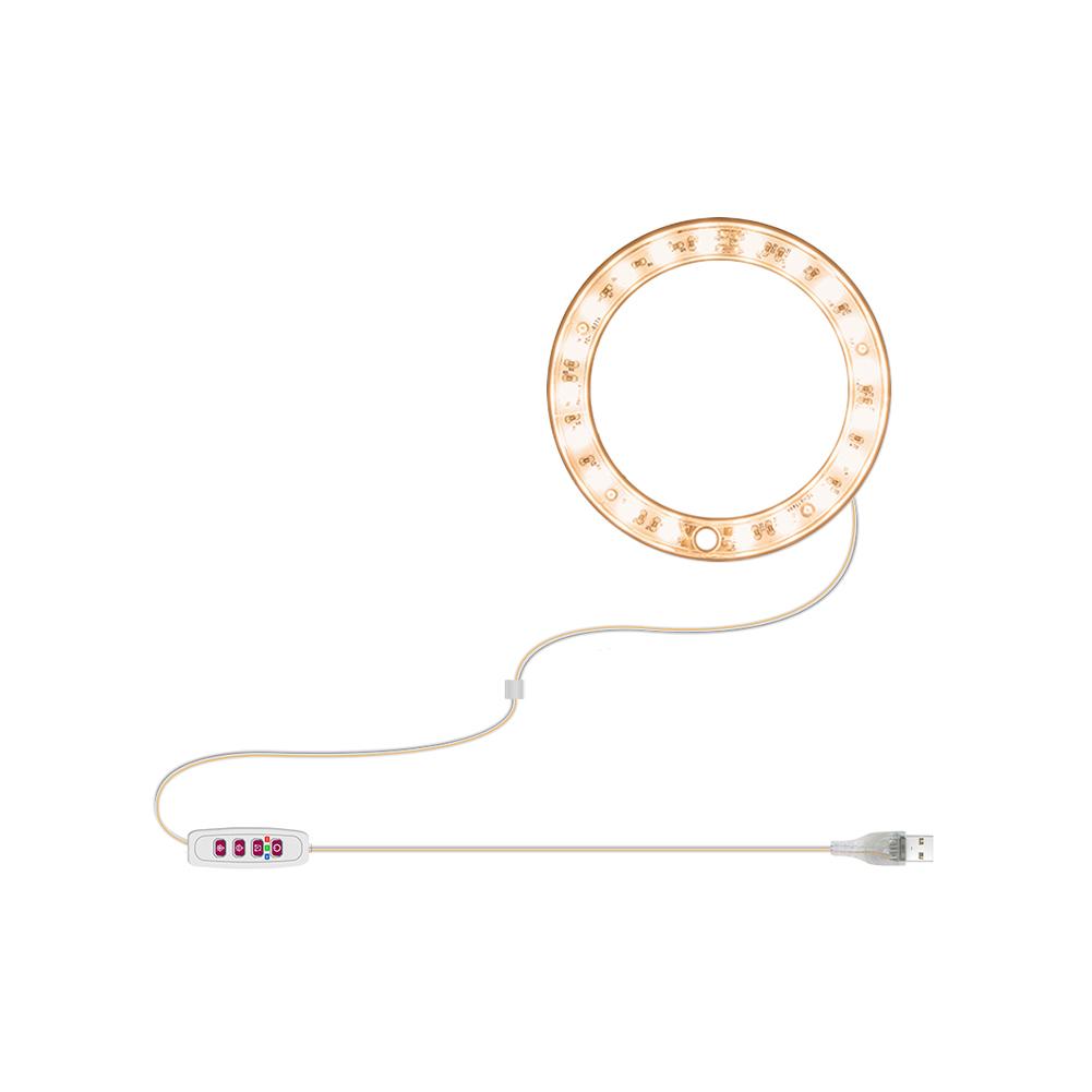 

Angel Ring Plant Growth Light LED Dimmable USB Charging Sunlight Phytolamp Waterproof Flowers Seedlings Nursery Lamps